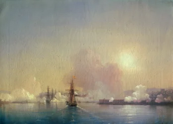 Ankunft in der Bucht von Sewastopol, 1852